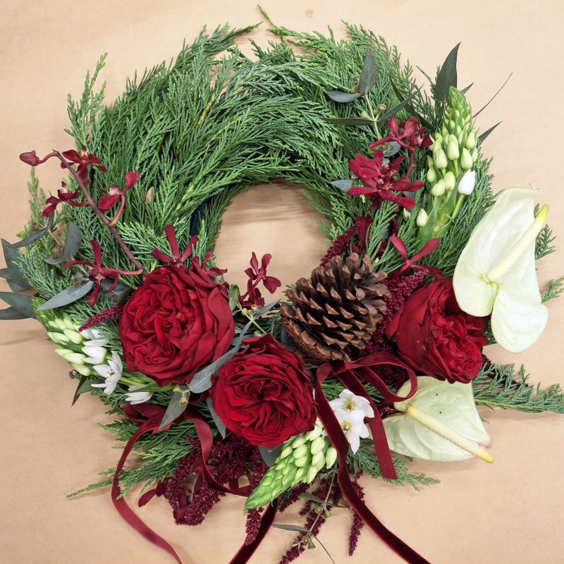 Christmas wreath workshop