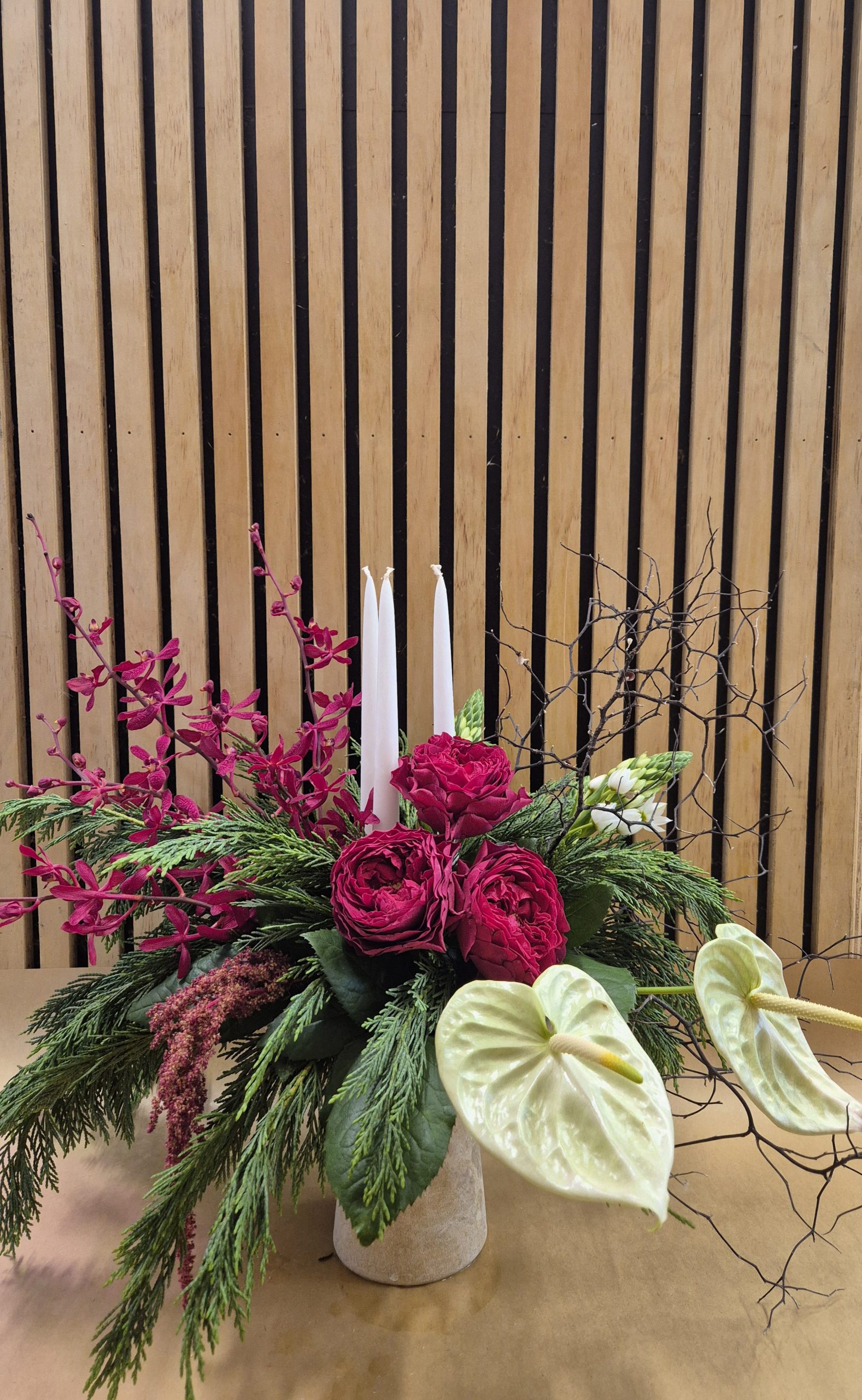 Christmas table centre workshop - Image 3