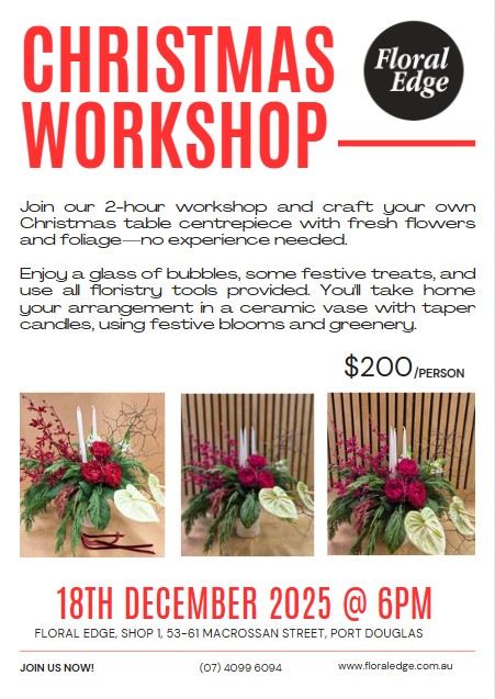 Christmas table centre workshop - Image 5